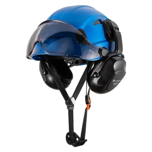 30 Decibel Earmuffs & American Style Safety Helmet