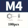 304 Stainless Steel Reverse Thread Hex Nuts