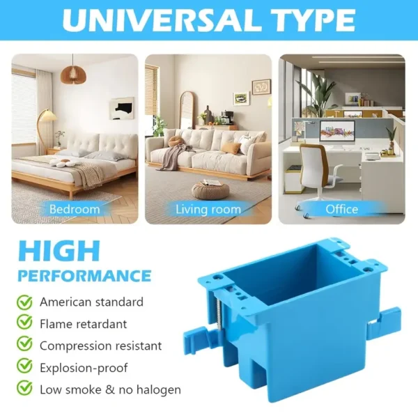 Single Gang Electrical Outlet Box