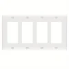 Glossy White Wall Outlet Socket Panels