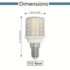 5pcs Edison 7W E12 LED Lights